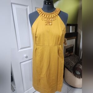 INC Gold/Yellow Dress Size 14 NWT
